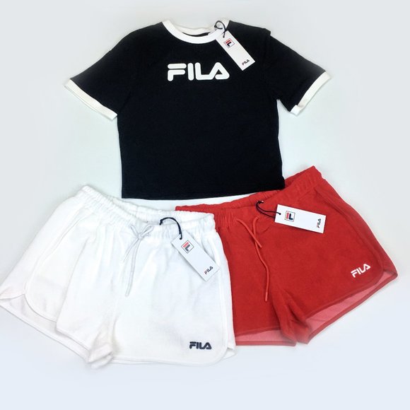 fila shirt and shorts